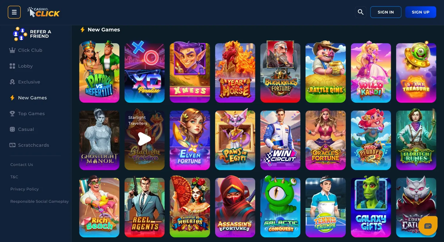 Casino Click Missouri Click Club missions — earning points and leveling up for Missouri players